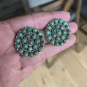 Nizhoni Traders Turquoise Cluster Earrings